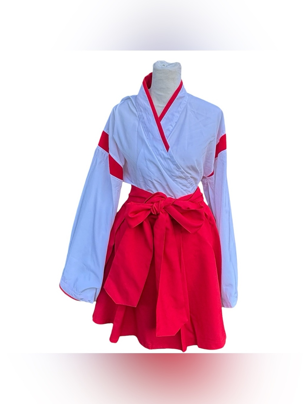 Bodyline Priestess Costume Cosplay Skirt Kimono Womens Ririchiyo Anime Outfit
